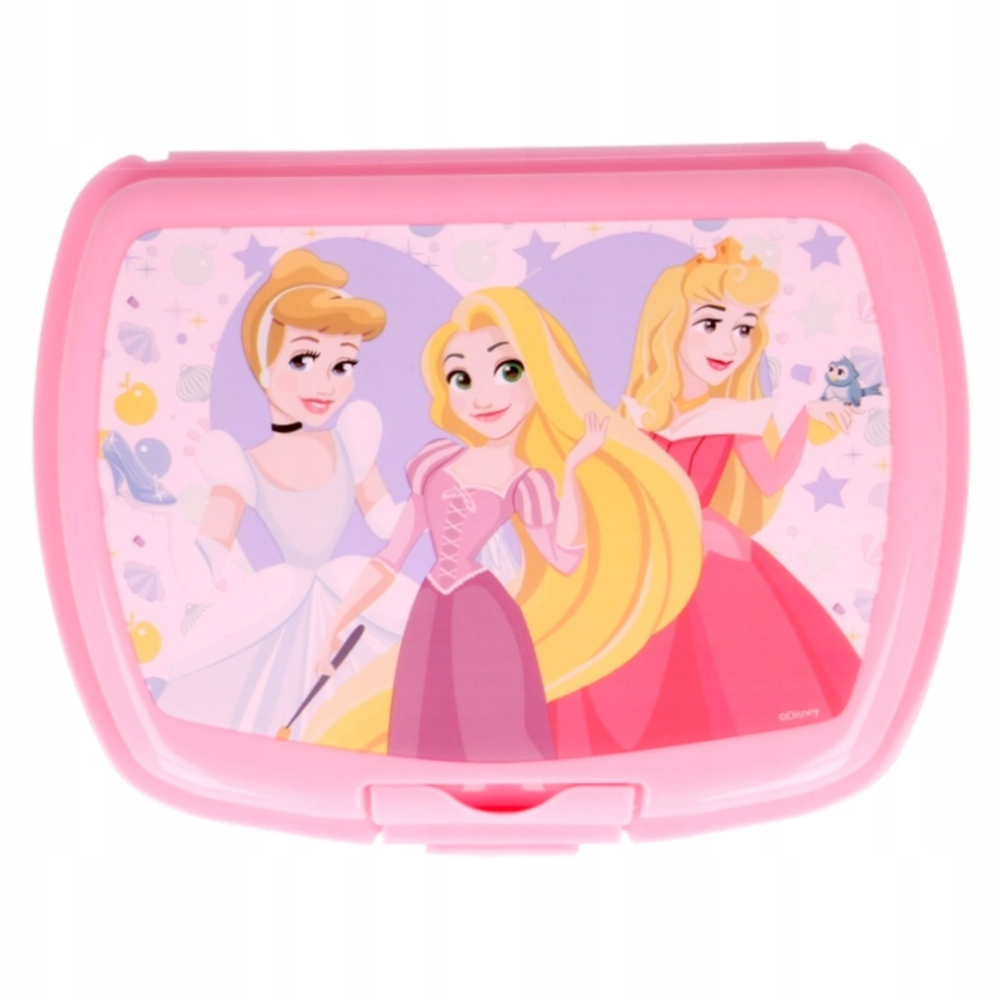 Festivalartikel Lunchbox Disney Princess Lunchbox + Trinkflasche Set, 16x11x6 cm, 400 ml – Bild 3 von 5