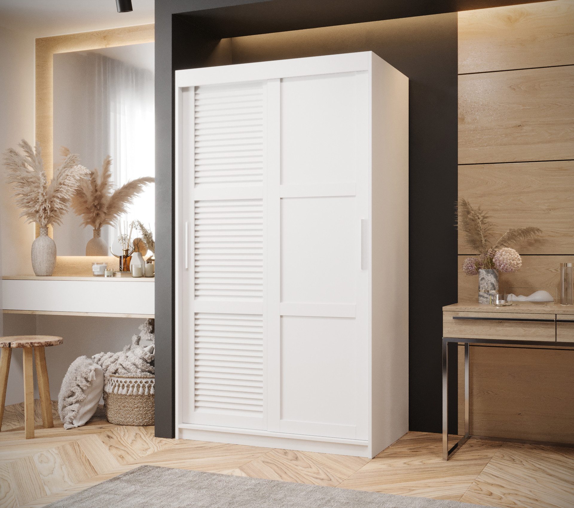 ABIKS MÖBEL Schwebetürenschrank JALOUSIE 3 Schlafzimmerschrank günstig online kaufen