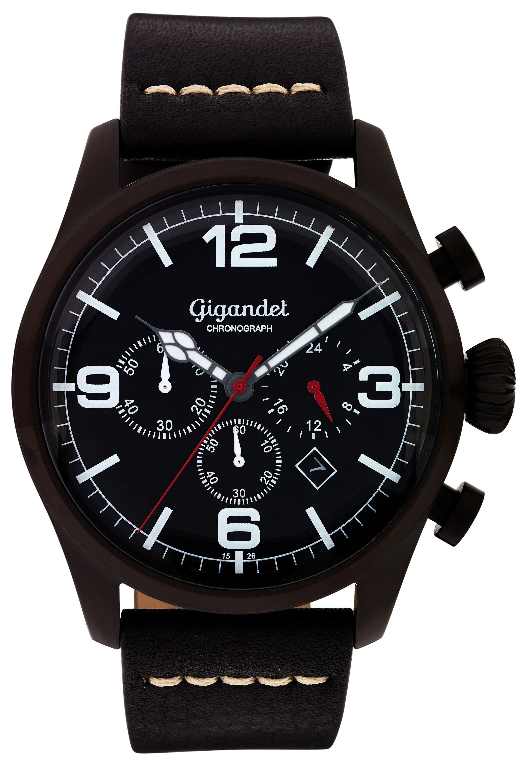 Gigandet Chronograph Daydream, Kunststoffglas, Chronograph, Datumsanzeige, 24-Std. Anzeige