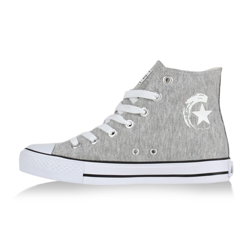 VAN HILL 94589 Sneaker Damen High Top Sneaker Sportschuhe Kult Schnürer Tur günstig online kaufen