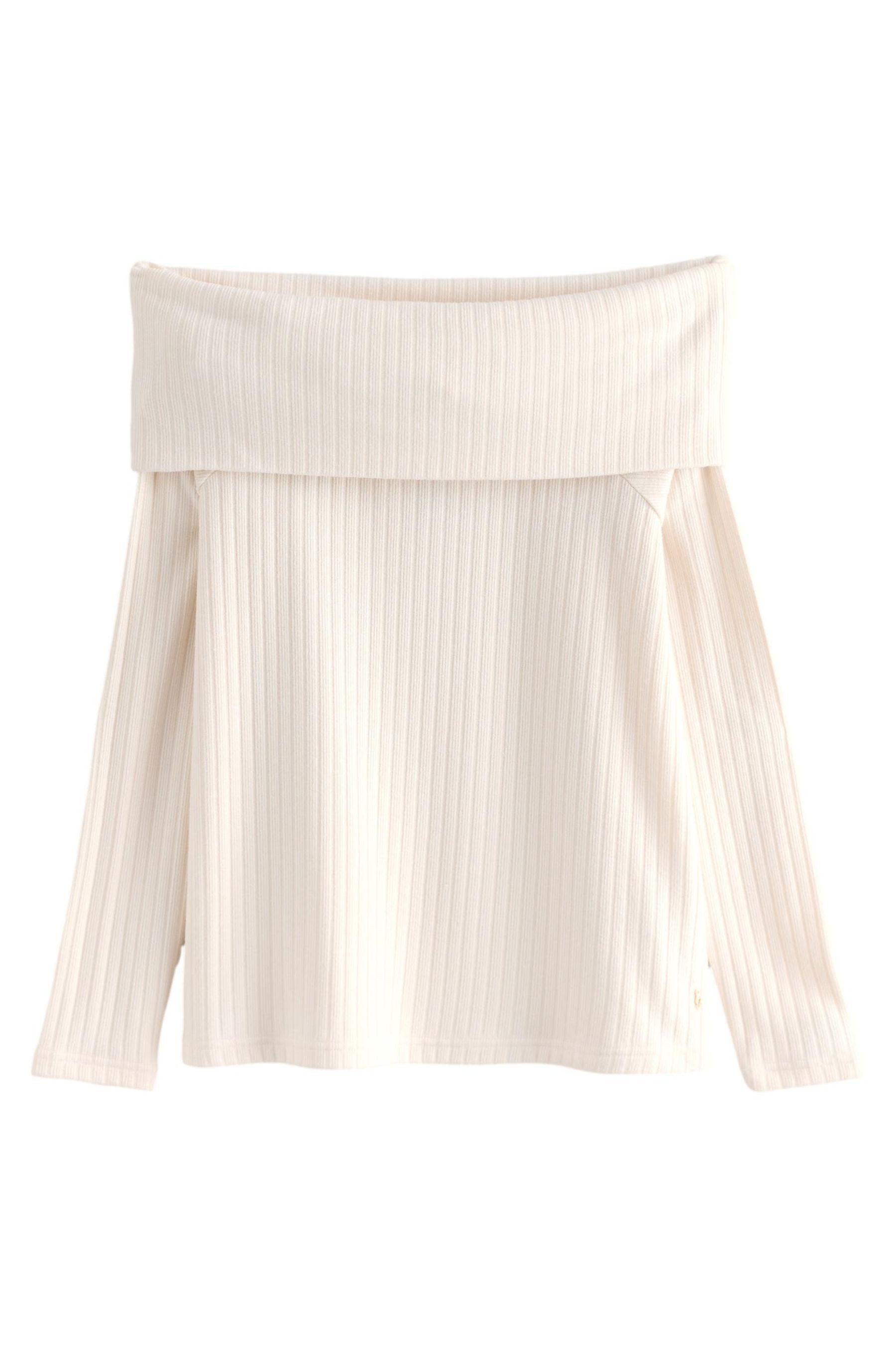 B by Ted Baker Carmenshirt B By Ted Baker Geripptes, schulterfreies Lounget günstig online kaufen