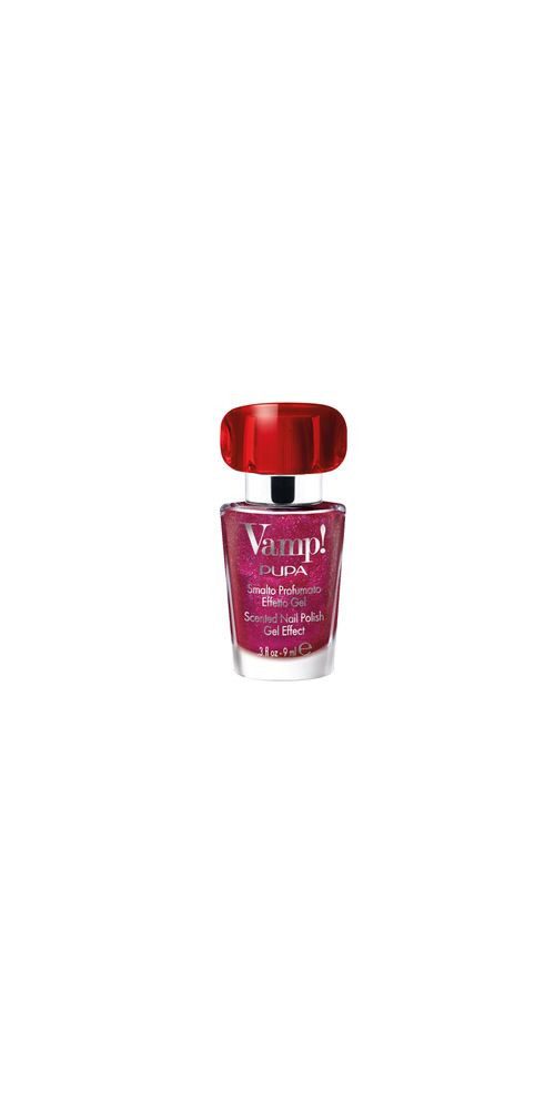 Pupa Milano Haargel Pupa Milano Vamp! Scented Nail Polish Gel Effect 219-Party Fuchsia 9ml