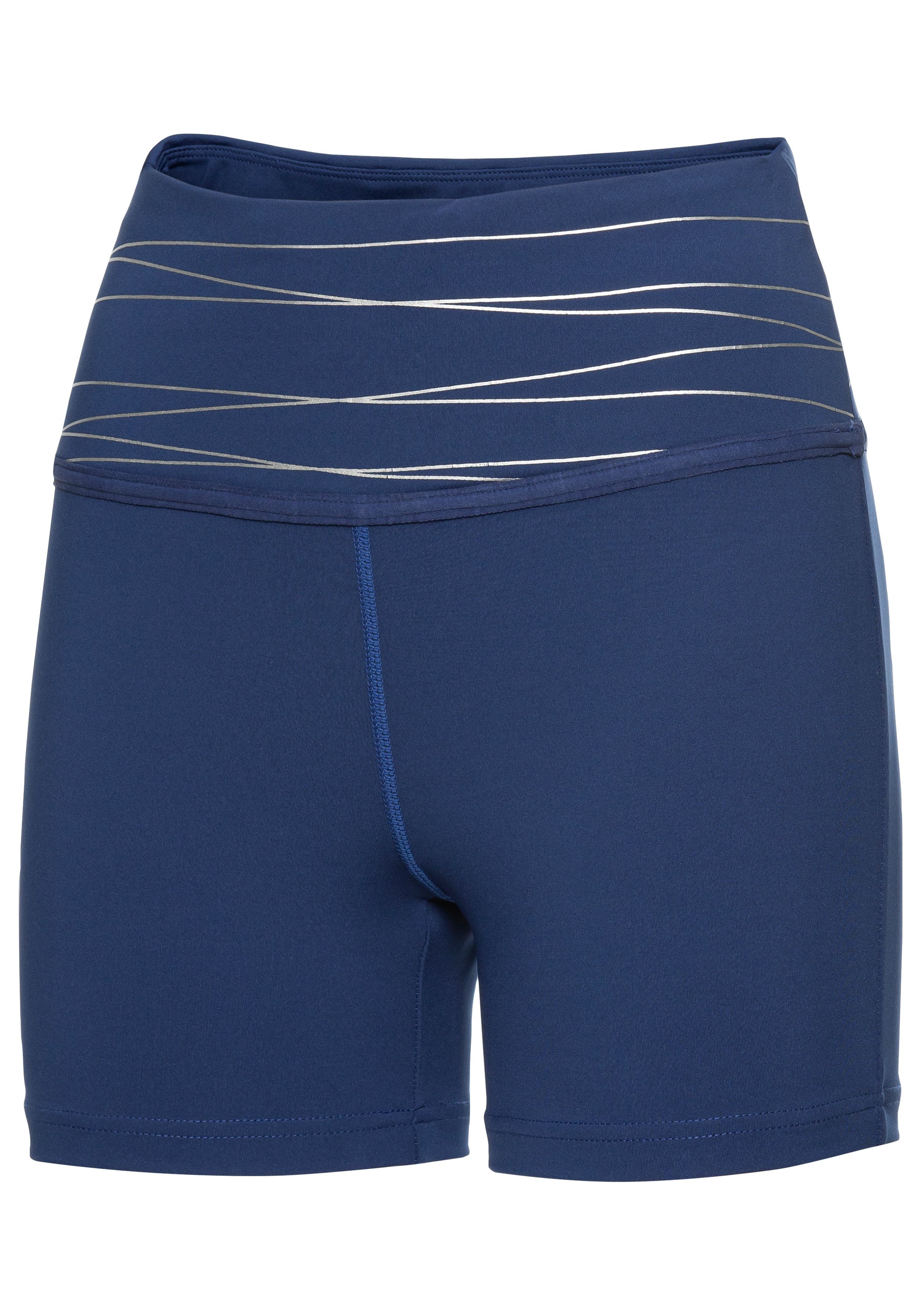 Vivance Active by Lascana Shorts Sportshorts mit breiten Bündchen und Druck