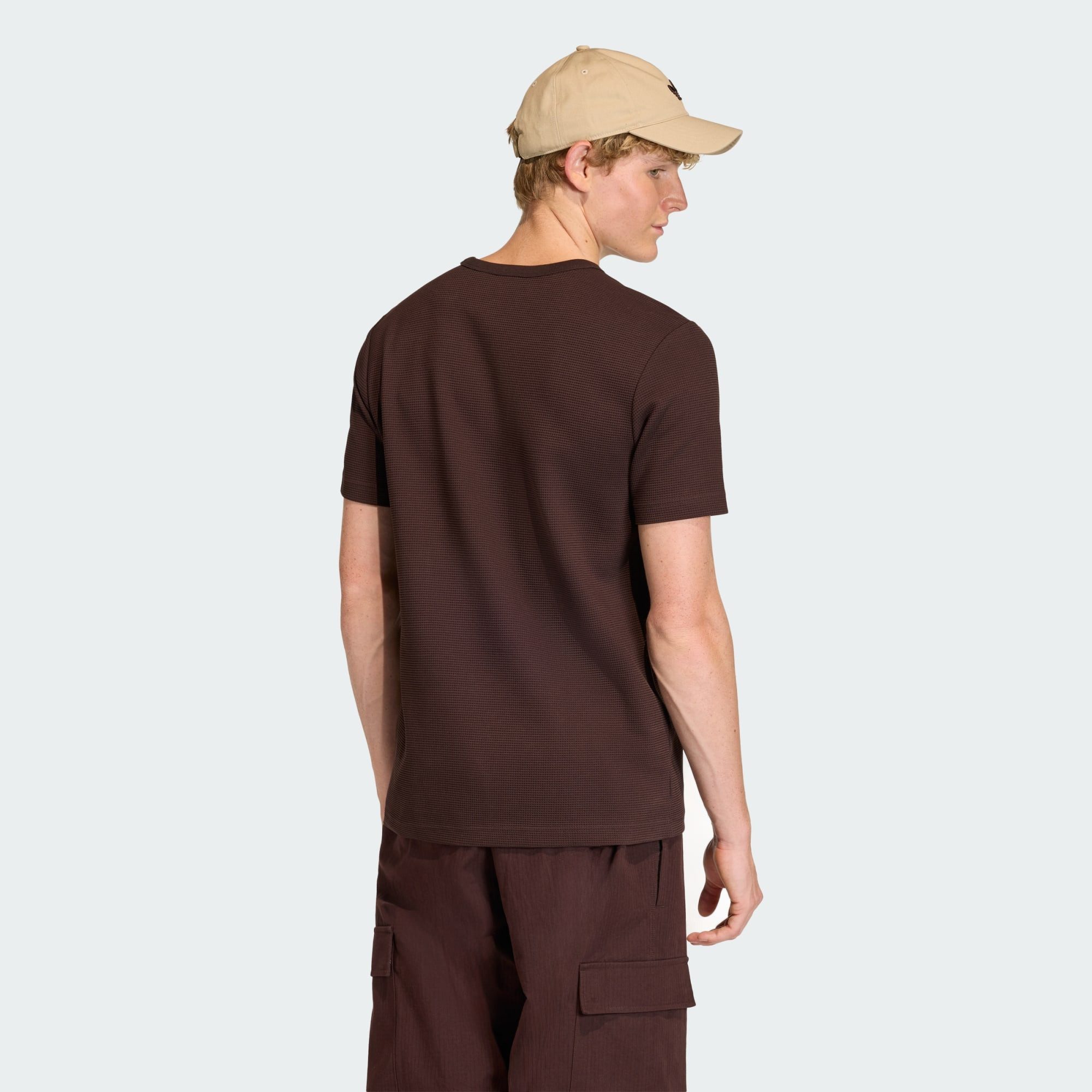 adidas Originals T-Shirt TREFOIL ESSENTIALS, T-SHIRT, WAFFELSTRICK (1-tlg)