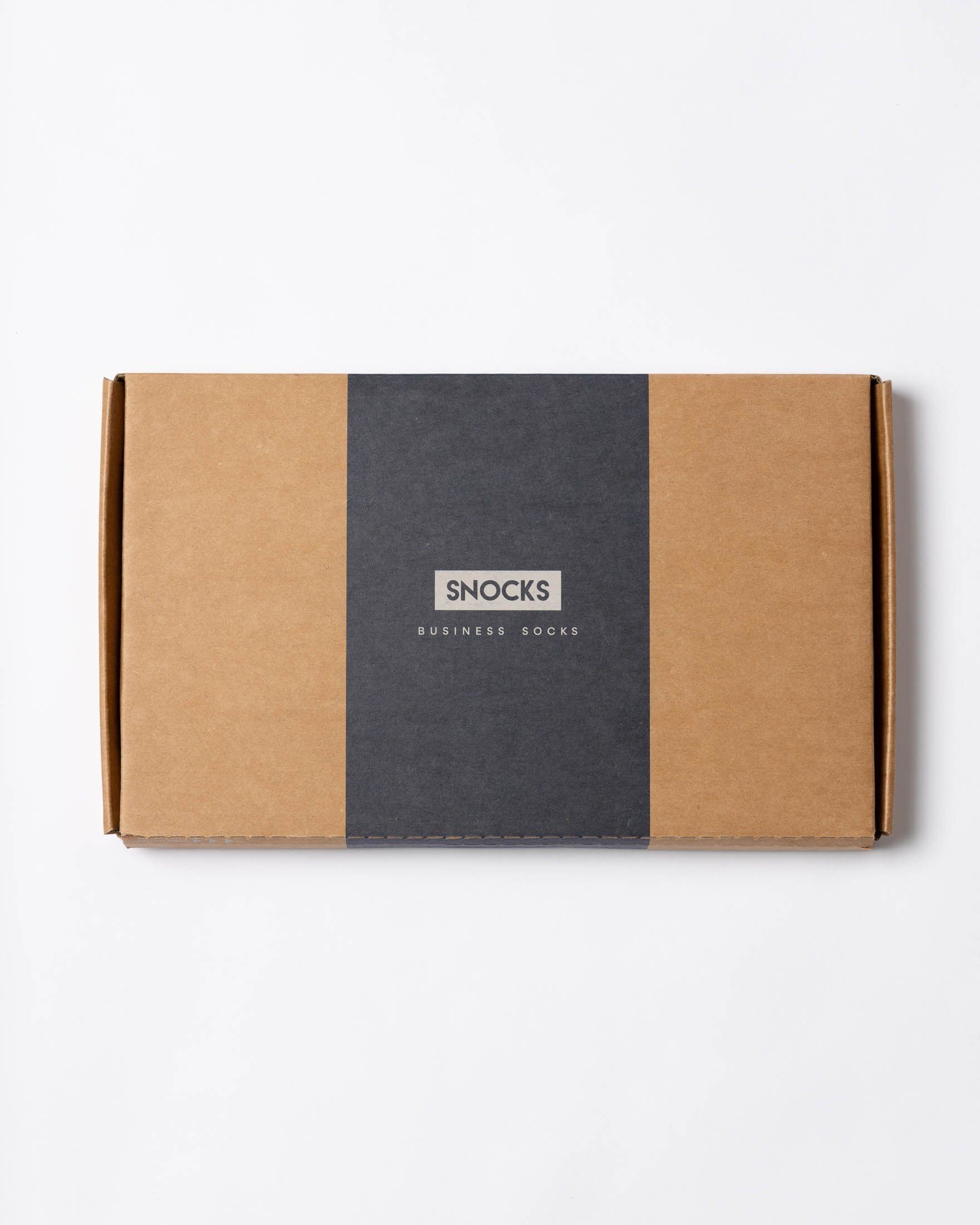 jeden aus Bio-Baumwolle, (Karomuster) Mix (4-Paar) Anzug Business 11 für geeignet SNOCKS Socken Businesssocken