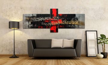 WandbilderXXL XXL-Wandbild Moving Mind 230 x 90 cm, Abstraktes Gemälde, handgemaltes Unikat