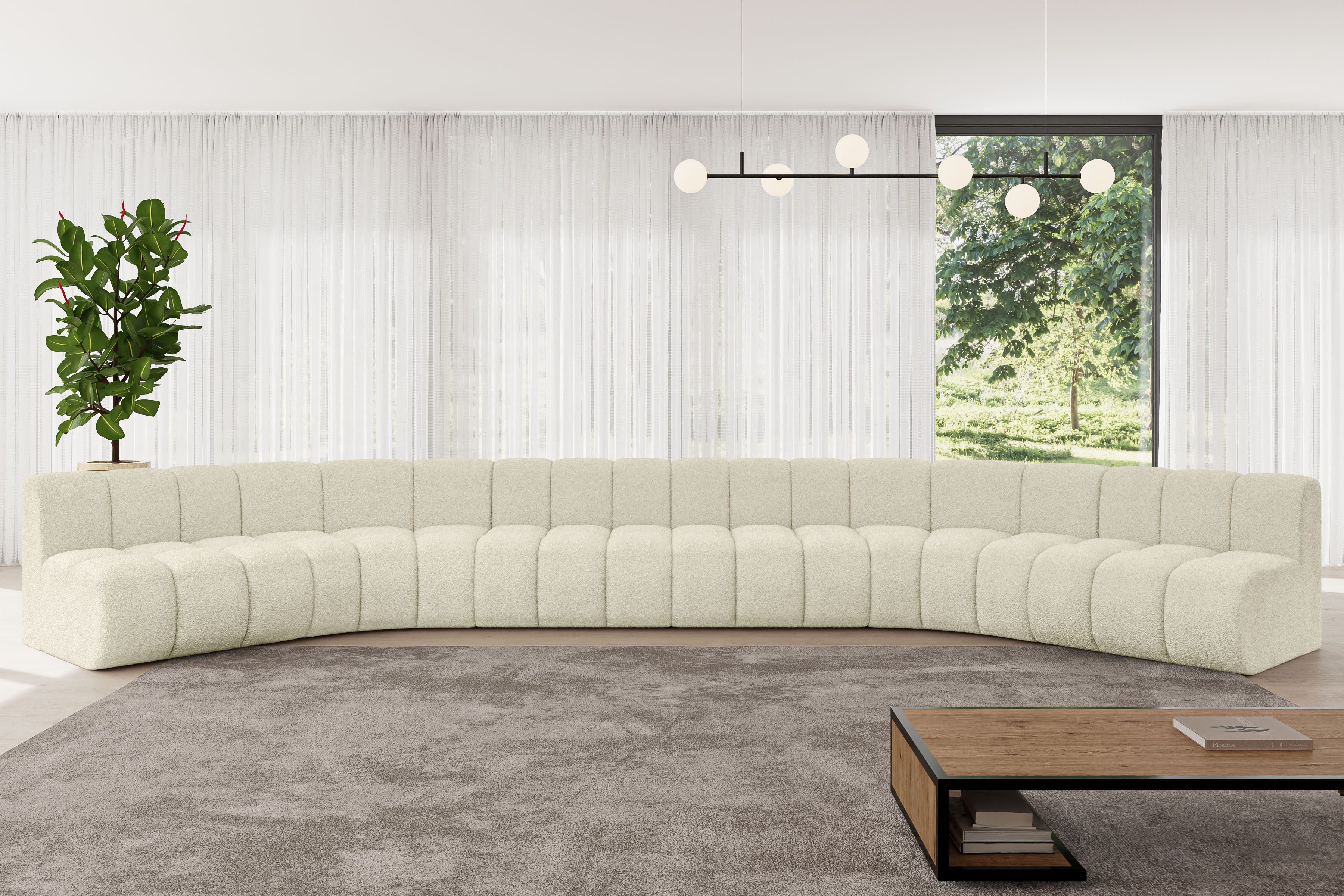 ALTDECOR Wohnlandschaft Montra-U2, Corner Sofa U-Form Vielseitige Sofa Wohnlandschaft Wohnzimmer