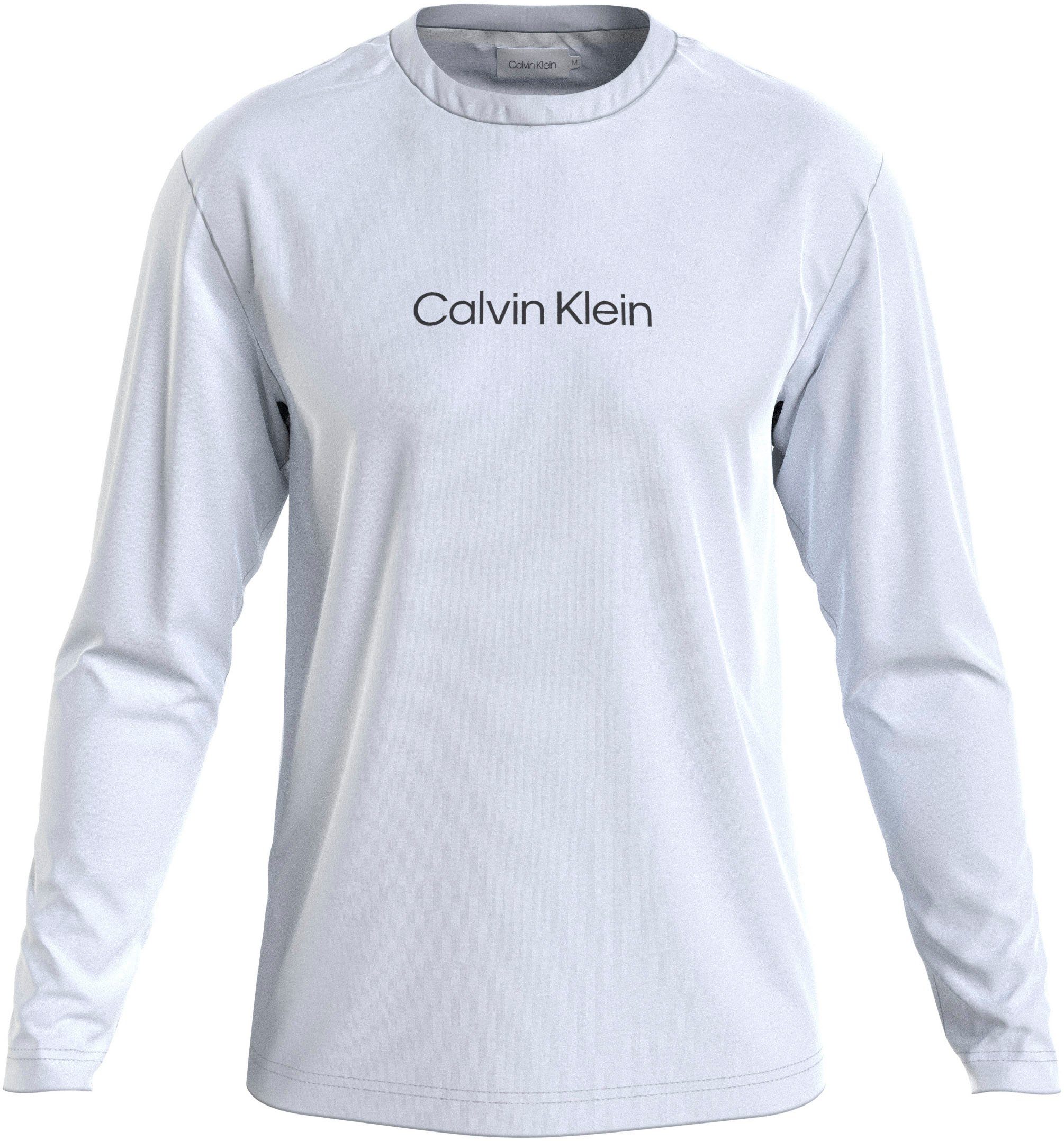 Calvin Klein Big&Tall Langarmshirt BT_HERO LOGO LS T-SHIRT Bright White