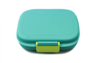 TUPPERWARE Lunchbox Lunch-Box türkis limette mit Trennung + SPÜLTUCH