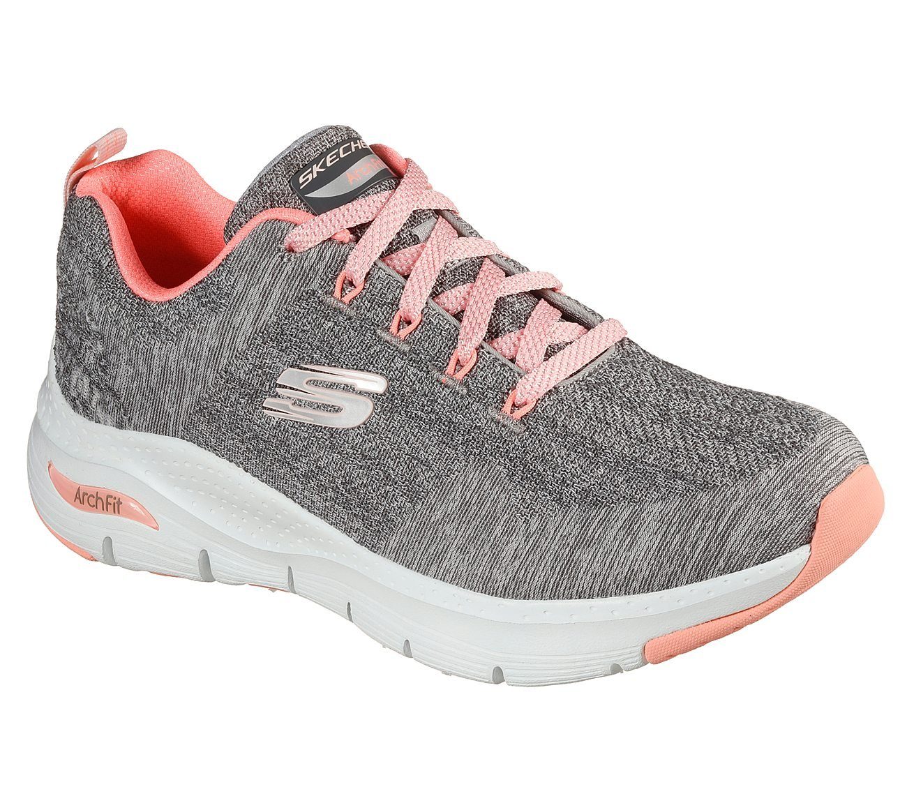 Skechers Comfy Wave Sneaker GYPK gray/pink