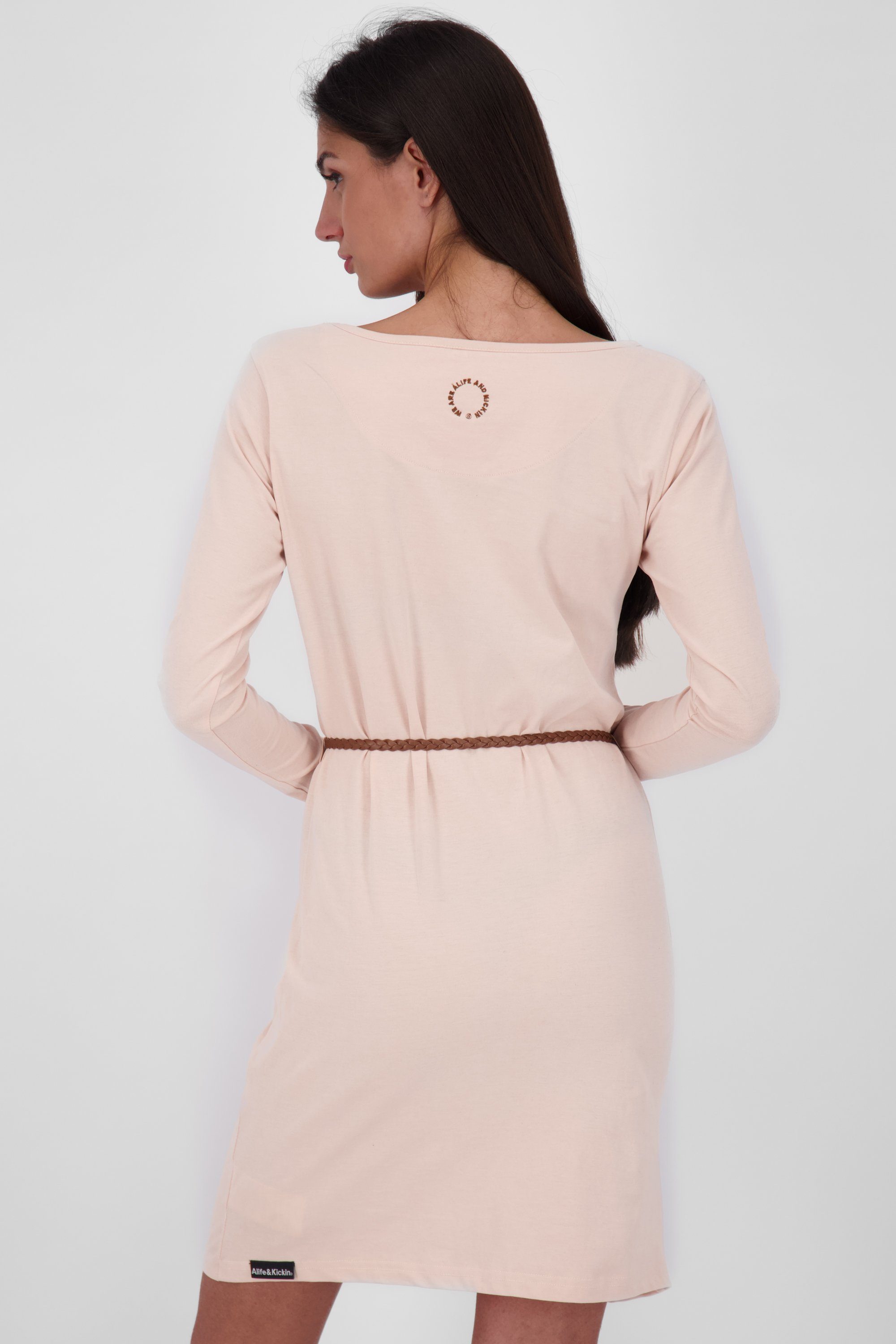 Blusenkleid melange Longsleeve Kickin Kleid Alife Dress A blossom & Damen Sommerkleid, EllinAK