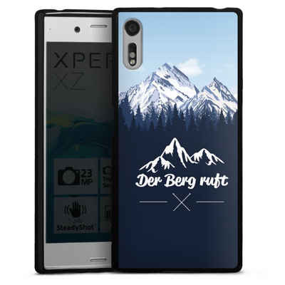 DeinDesign Handyhülle Wanderlust Berg Himmel Winterparadies, Sony Xperia XZ Silikon Hülle Bumper Case Handy Schutzhülle