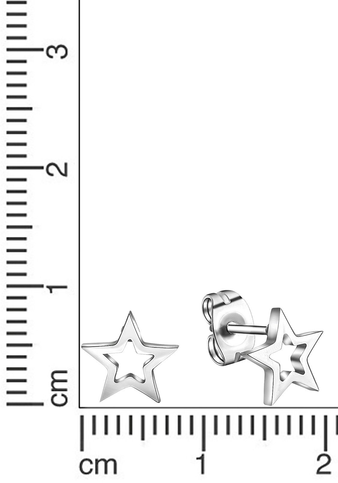 Firetti Paar Ohrstecker Schmuck Geschenk Ohrschmuck Stern