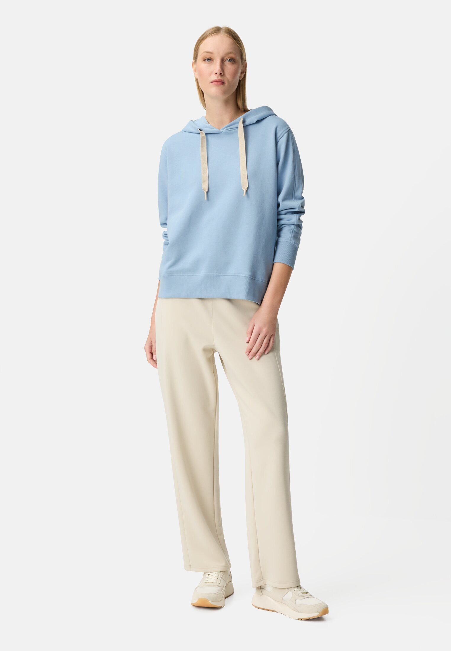 camel active Hoodie aus reiner Baumwolle Langarm – Bild 3 von 5