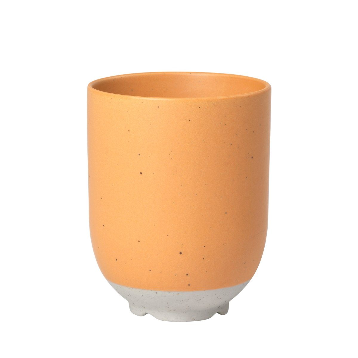 Broste Copenhagen Becher Eli Mat Light Camel Becher ohne Henkel 0,2 l, Steinzeug