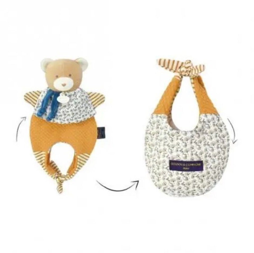 Schmusetuch Carletto Tasche Schnuffeltuch Baby 2in1 Bär, Amusette & Schmusetuch