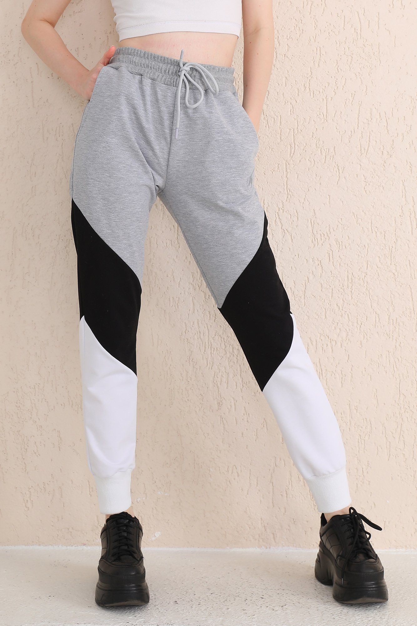 Bongual Sweathose Jogginghose Relaxhose dreifarbig Baumwollmix günstig online kaufen