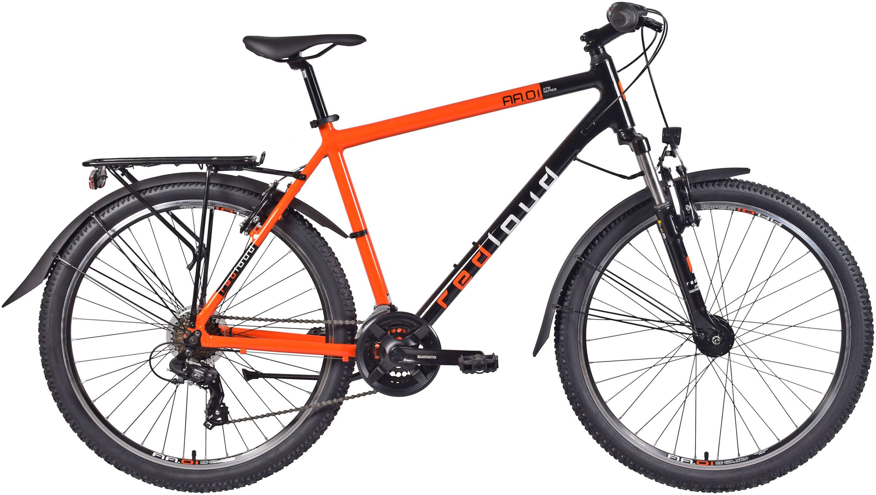 REDLOUD Mountainbike AA.01, 21 Gang Shimano SHIMANO Tourney RD-TY300 Schaltwerk, Kettenschaltung