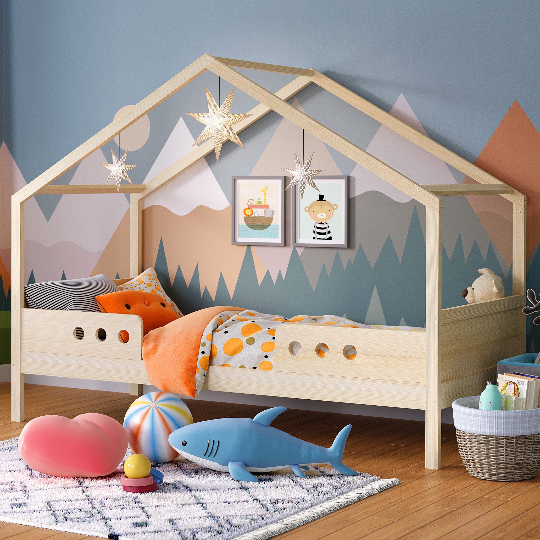 Bellabino Hausbett Bela (Kinderbett 90x200 cm, günstig online kaufen