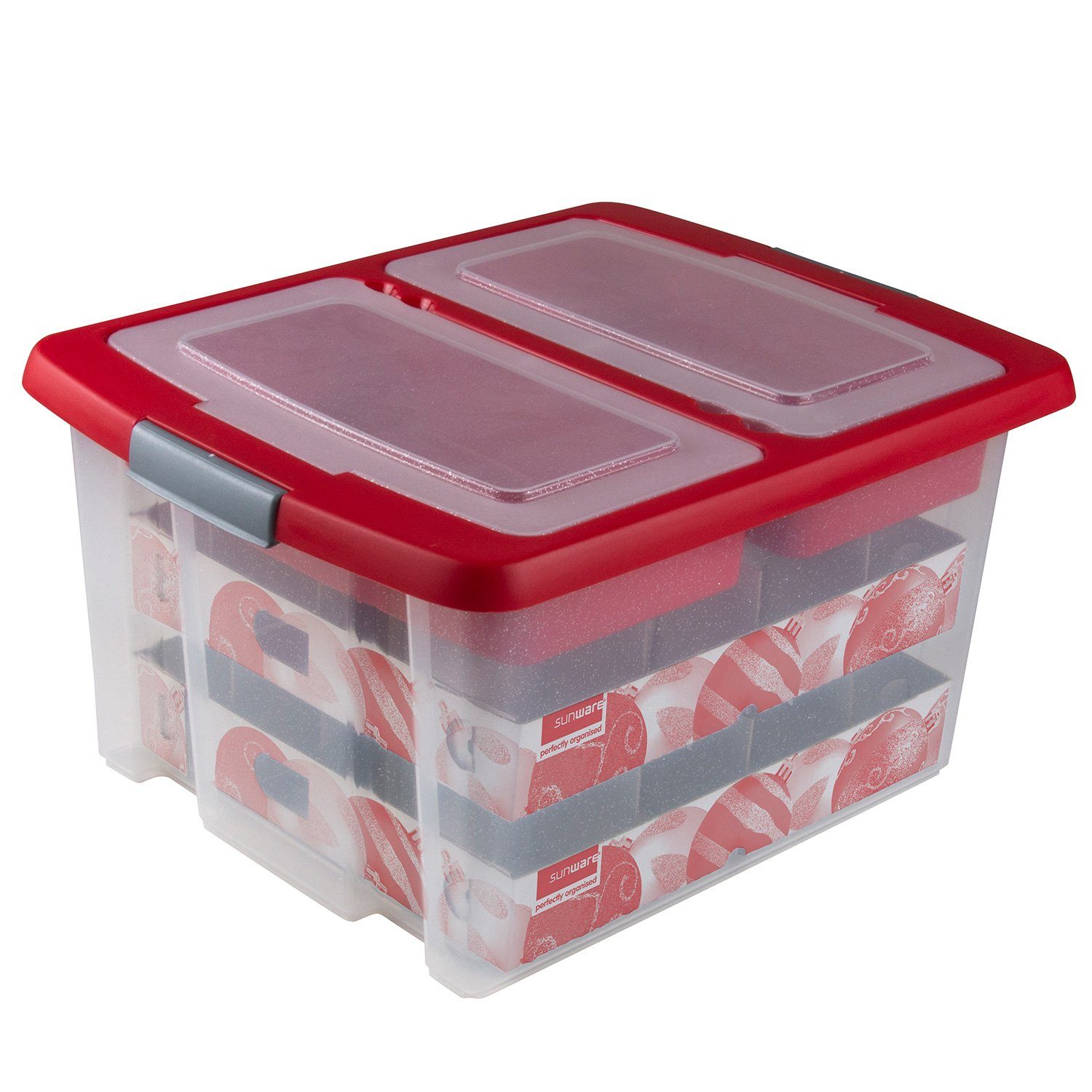 Sunware Aufbewahrungsbox Weihnachtskugelbox NESTA 32 Trays für 32 Kugeln Au günstig online kaufen