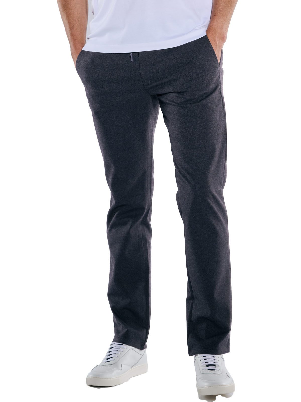 emilio adani Stoffhose Herren Chino regular, Saphirblau