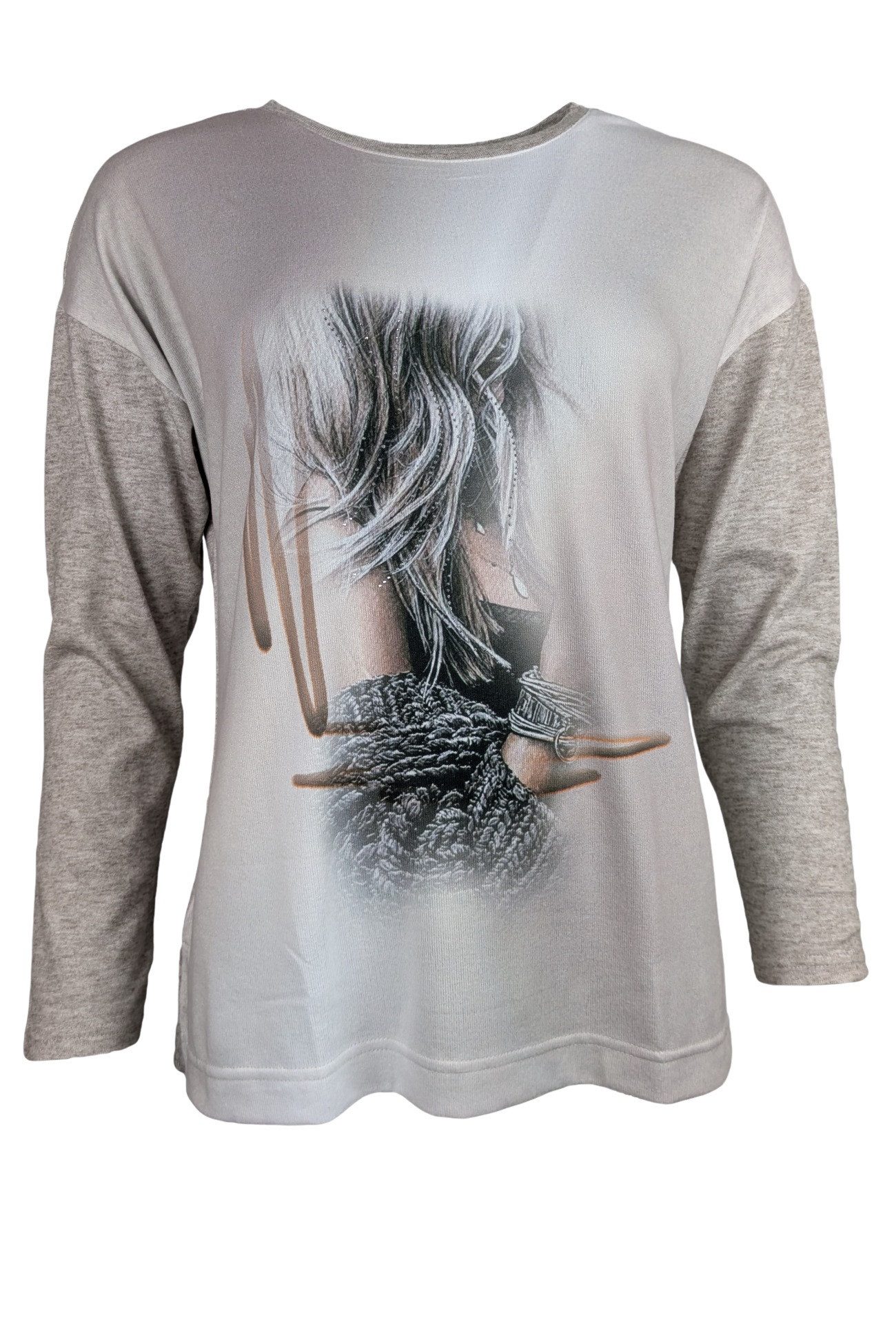 Rundhalsshirt Damen-Shirt 53503