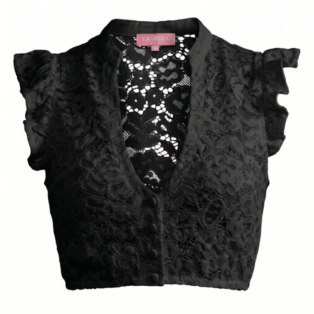 Krüger Madl Dirndlbluse Dirndlbluse Lorea schwarz
