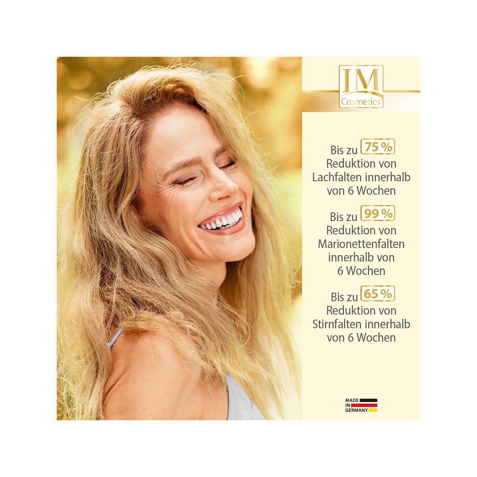 Genius Anti-Aging-Creme IM Cosmetics Liquid Lift Intensiv-Gesichtscreme, Dr. Michaela Fuchs Packung, Wirkt langfristig gegen die Zeichen der Hautalterung – Bild 2 von 5