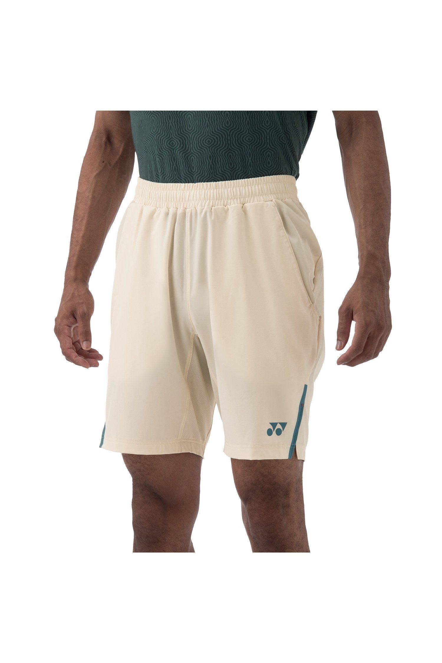 Yonex Shorts Tennishose French Open (Roland Garros) 2024 kurz sandgelb Herren