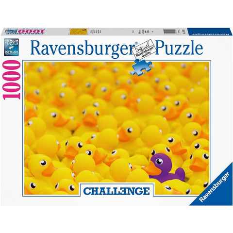 Ravensburger Puzzle Quietscheenten, 1000 Puzzleteile, Made in Germany, FSC® - schützt Wald - weltweit