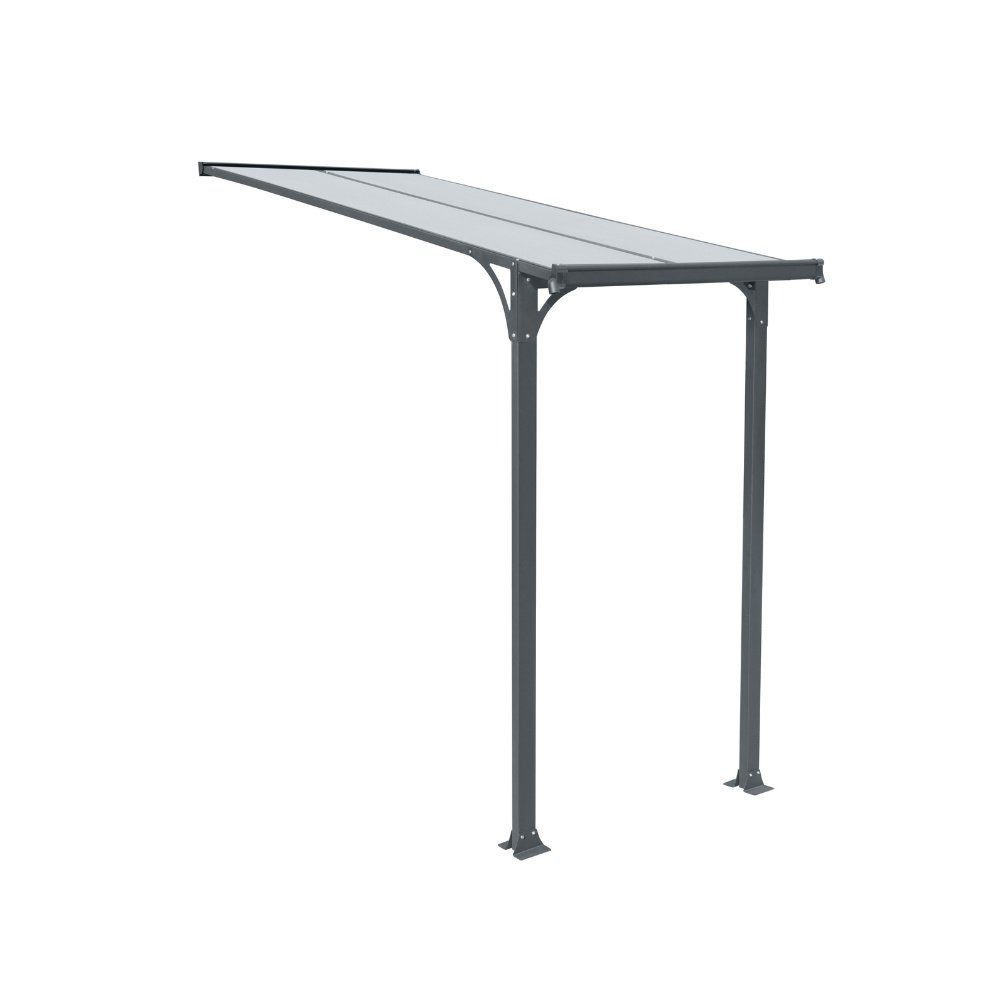 HOME DELUXE Vordach CUBIS - aus Aluminium (Komplettset), Überdachung für den Eingangsbereich, Haustür