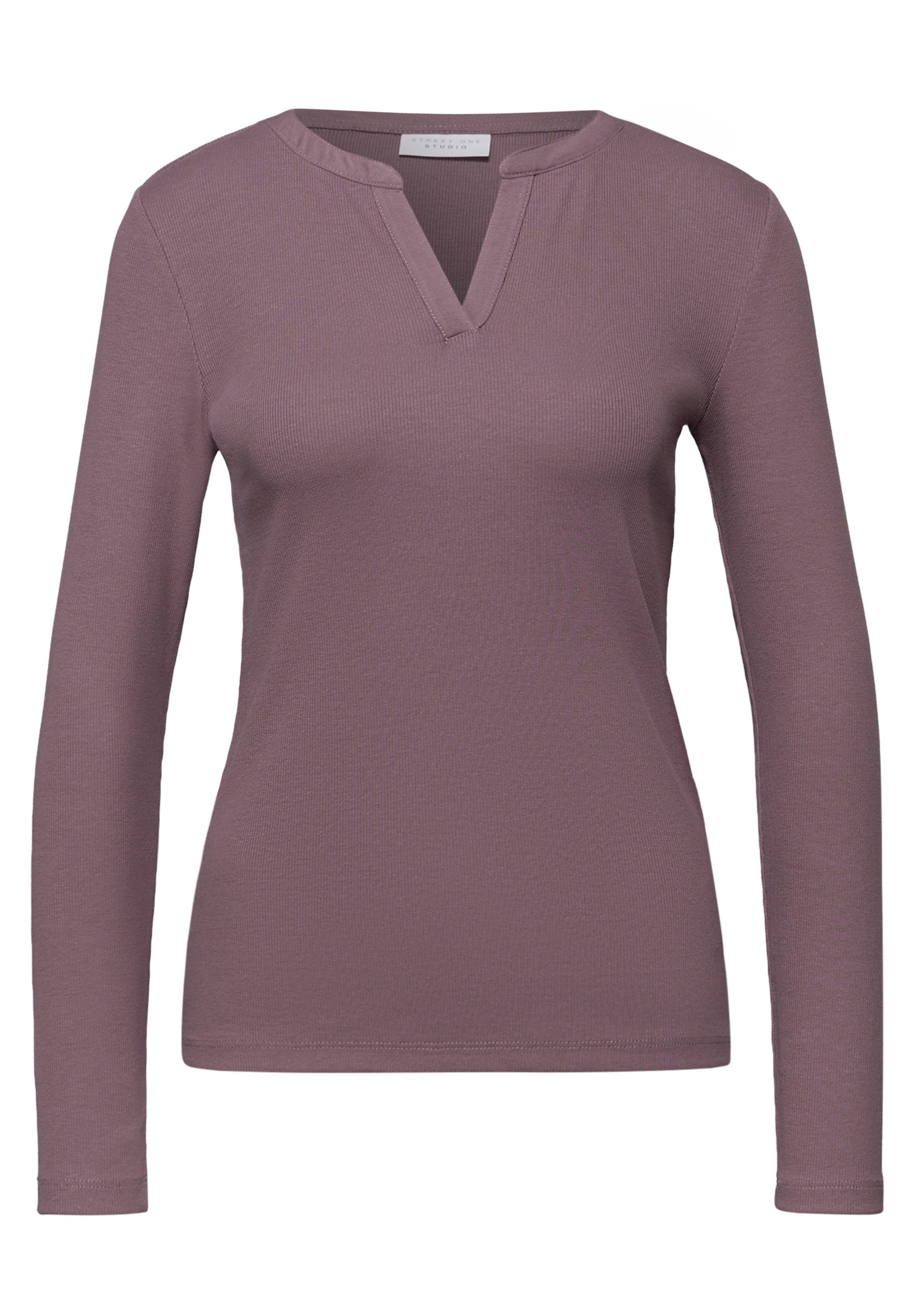 STREET ONE STUDIO Rundhalsshirt im soften Baumwoll-Mix – Bild 5 von 5