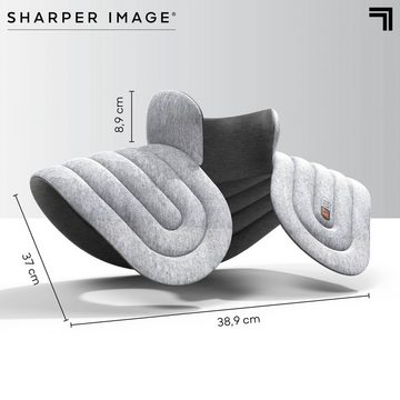 Sharper Image Wärmekissen Wärmendes/Kühlendes Nacken- & Schulter-Kissen, mit Tonperlen & Aromatherapie