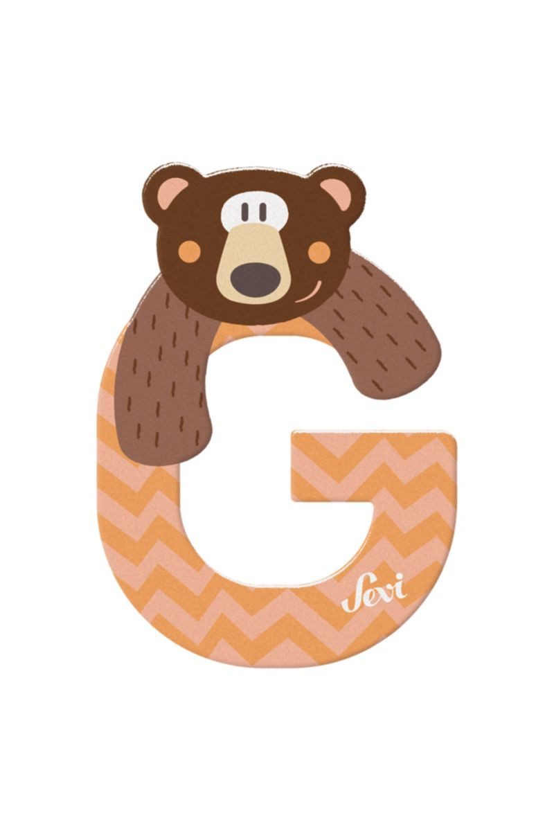 Sevi Deko-Buchstaben Sevi Buchstabe G Grizzlybär