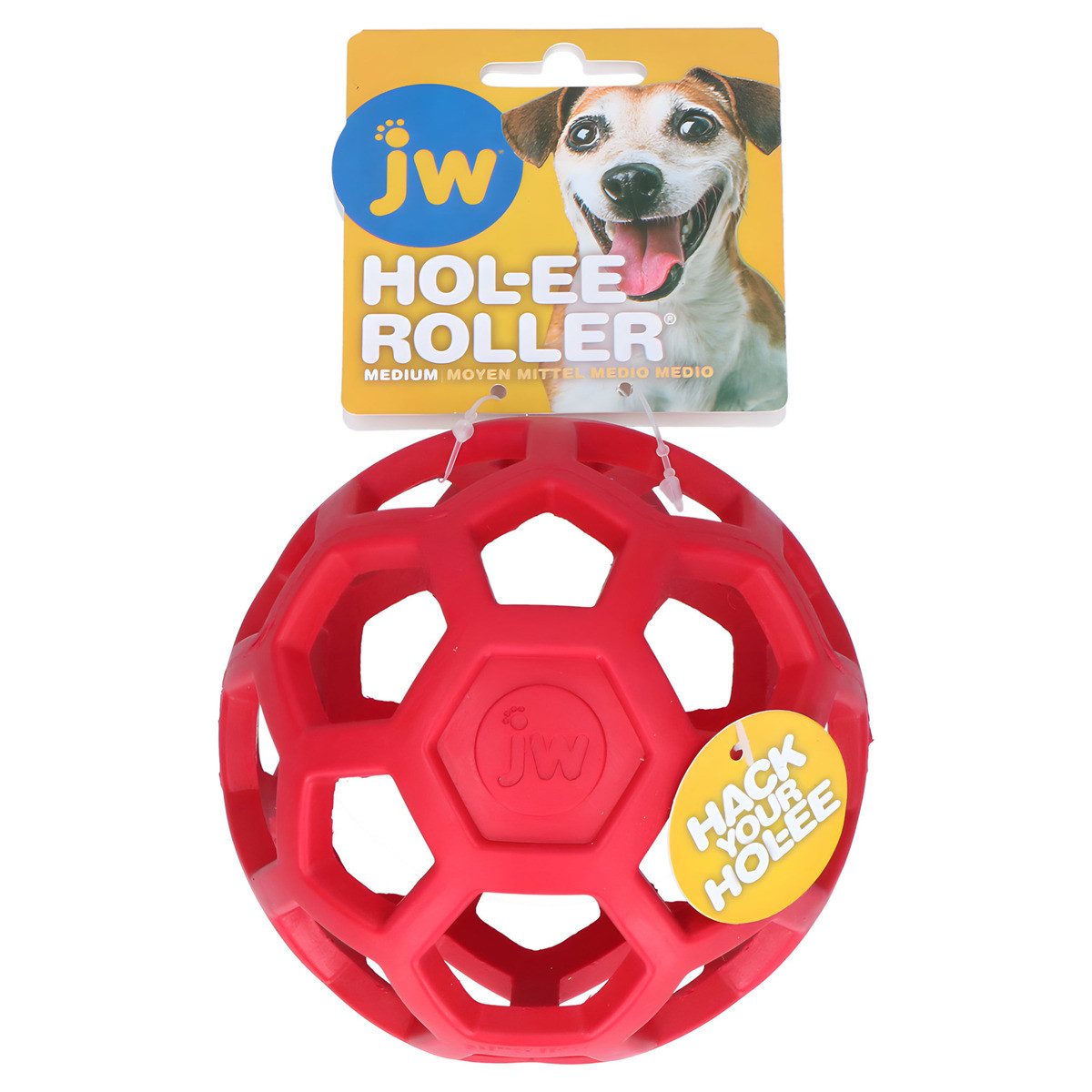 JW Pet Tierball Hundespielzeug Hol-ee Roller rot