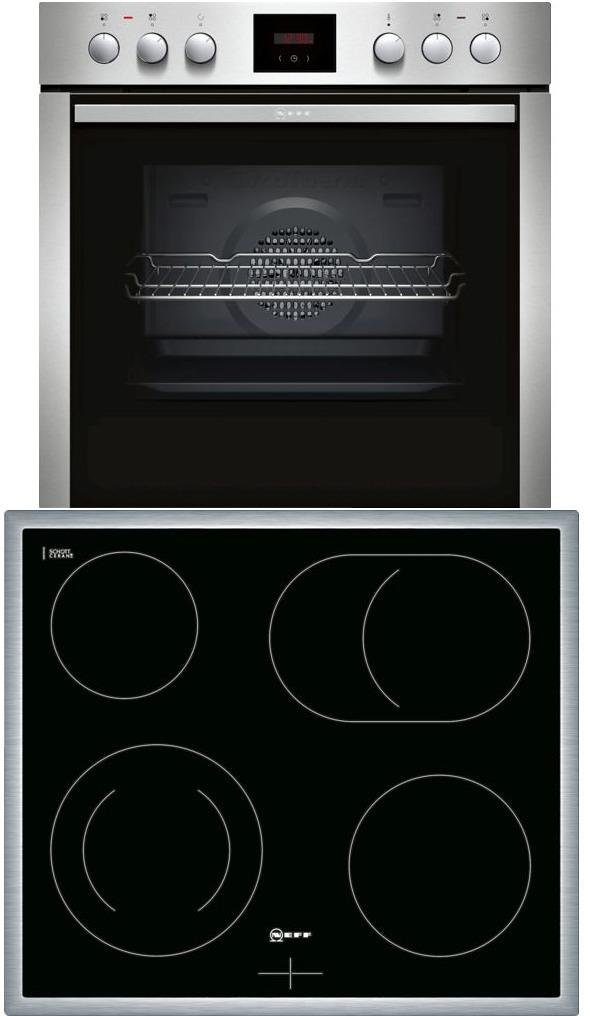 NEFF Gasherd-Set Neff XED342 EEK: A Einbauherd-Set mit Glaskeramikkochfeld