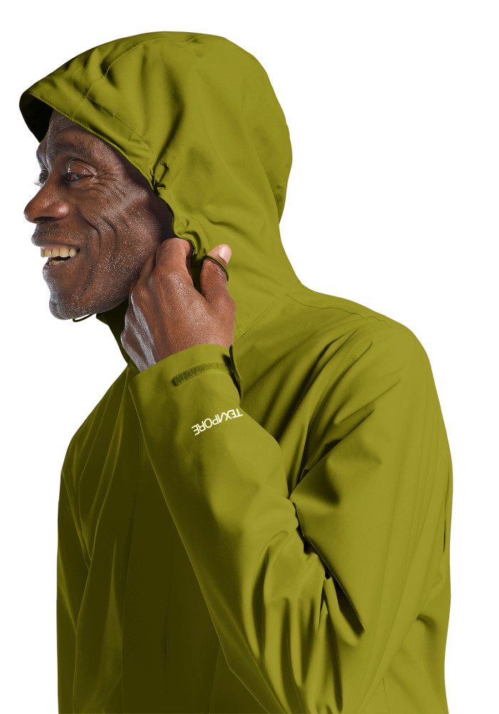 Jack Wolfskin Funktionsjacke TRAILTIME 2L JKT M mit im Kragen verstaubarer Kapuze, wasserdicht, winddicht – Bild 4 von 5