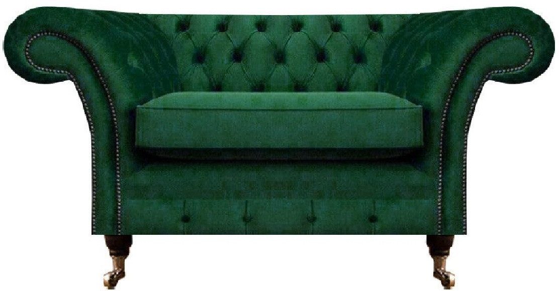 Xlmoebel Chesterfield-Sessel Chesterfield-Sessel in hochwertigem Stoff für elegantes Wohnen (1-St., Sessel), Hergestellt in Europa