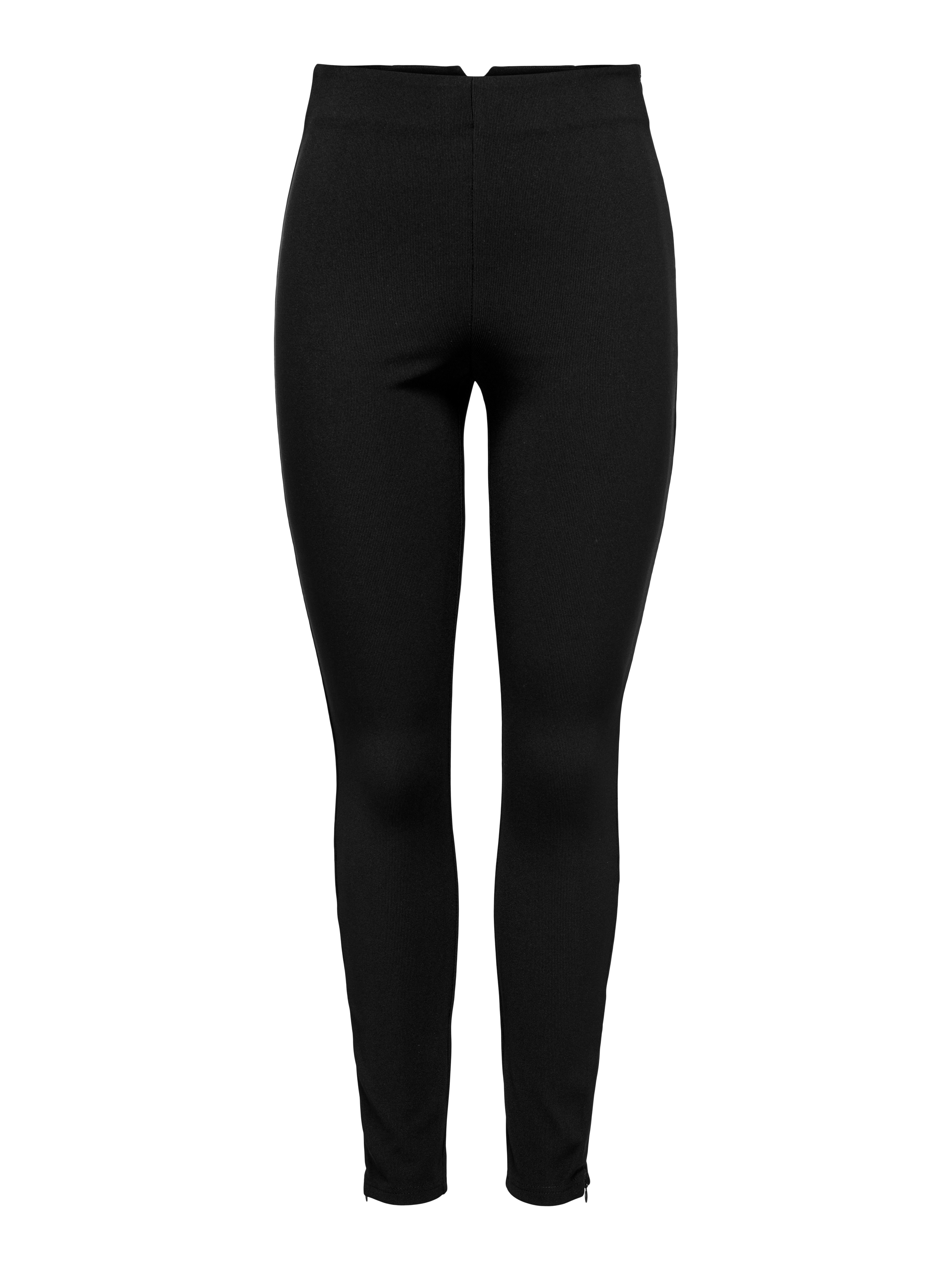 Highwaist Leggings ONLPEONY HW RIB ZIP LEGGING CC PNT