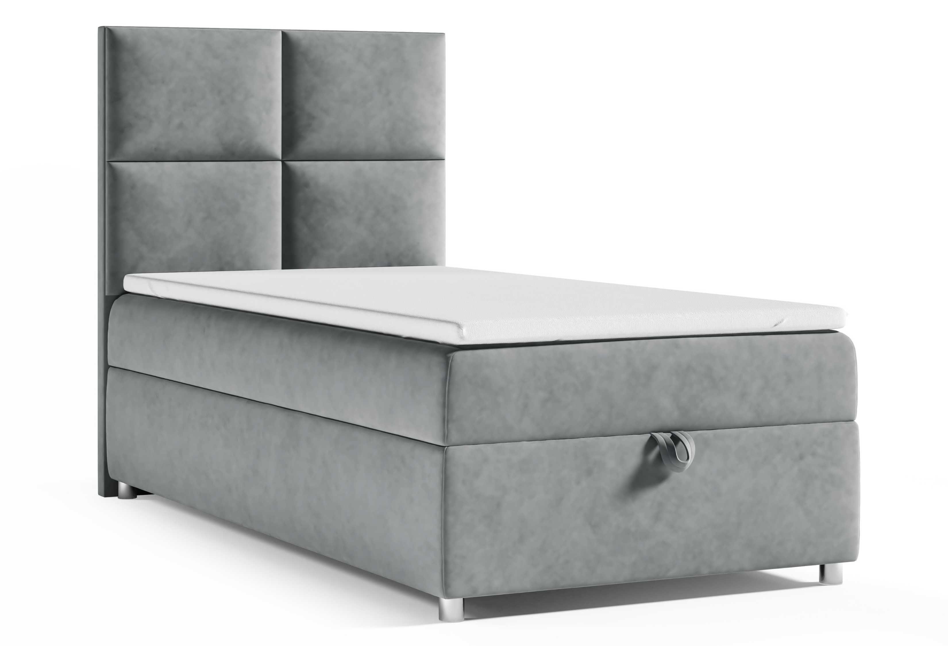 Boxspringbett mit Bettkasten Trinity K2 Single Bonell-Matratze inkl. 7 cm Topper