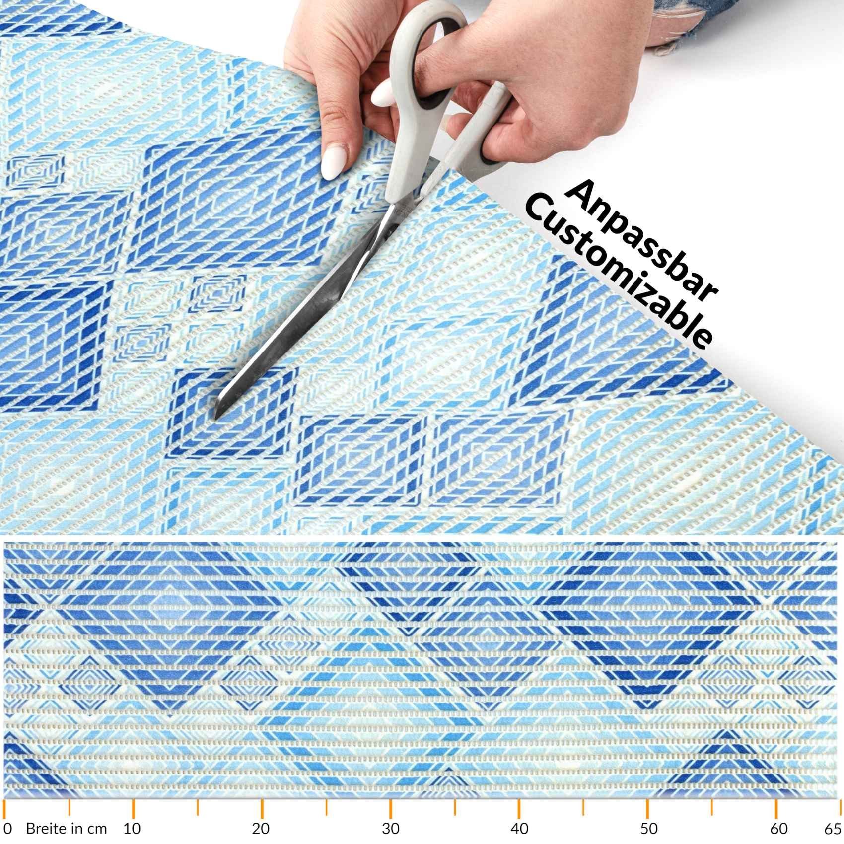 ANRO Schaum-Badematte Antirutschmatte Weichschaummatte Badezimmer Entspannung, Höhe 5 mm, wasserdurchlässig, pflegeleicht, Rillen, rutschhemmend, Drainage Effek – Bild 3 von 5