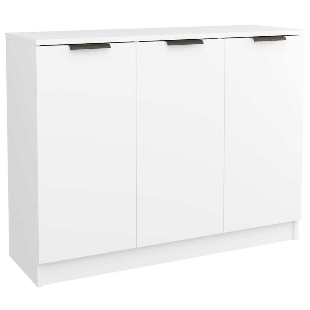 vidaXL Sideboard Sideboard Weiß 90,5x30x70 cm Holzwerkstoff (1 St)