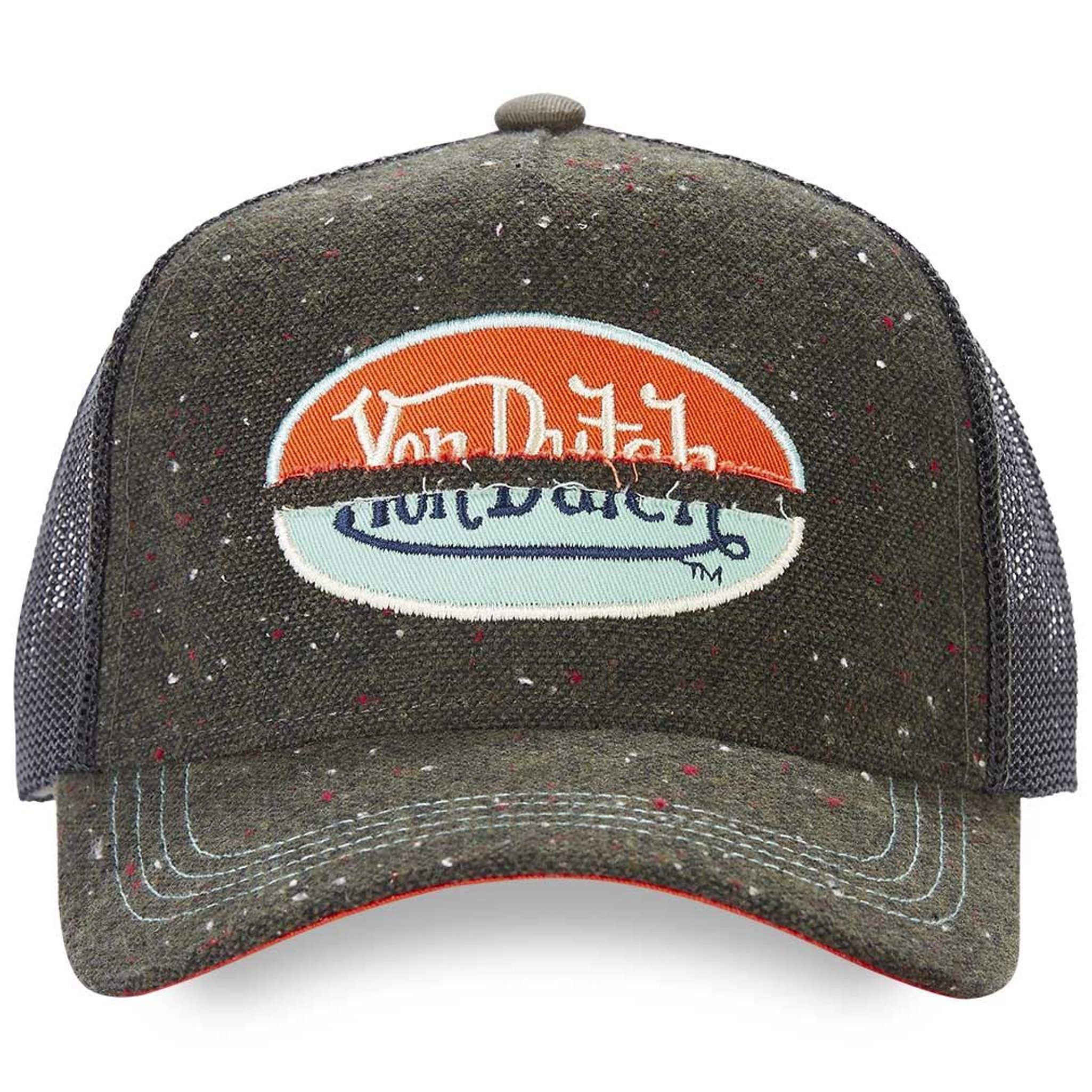 Von Dutch Trucker Cap Von Dutch Originals Trucker Cap - Dots & Splited Patch Black (Basecap, Basecap, Meshcap, Trucker Kappe)