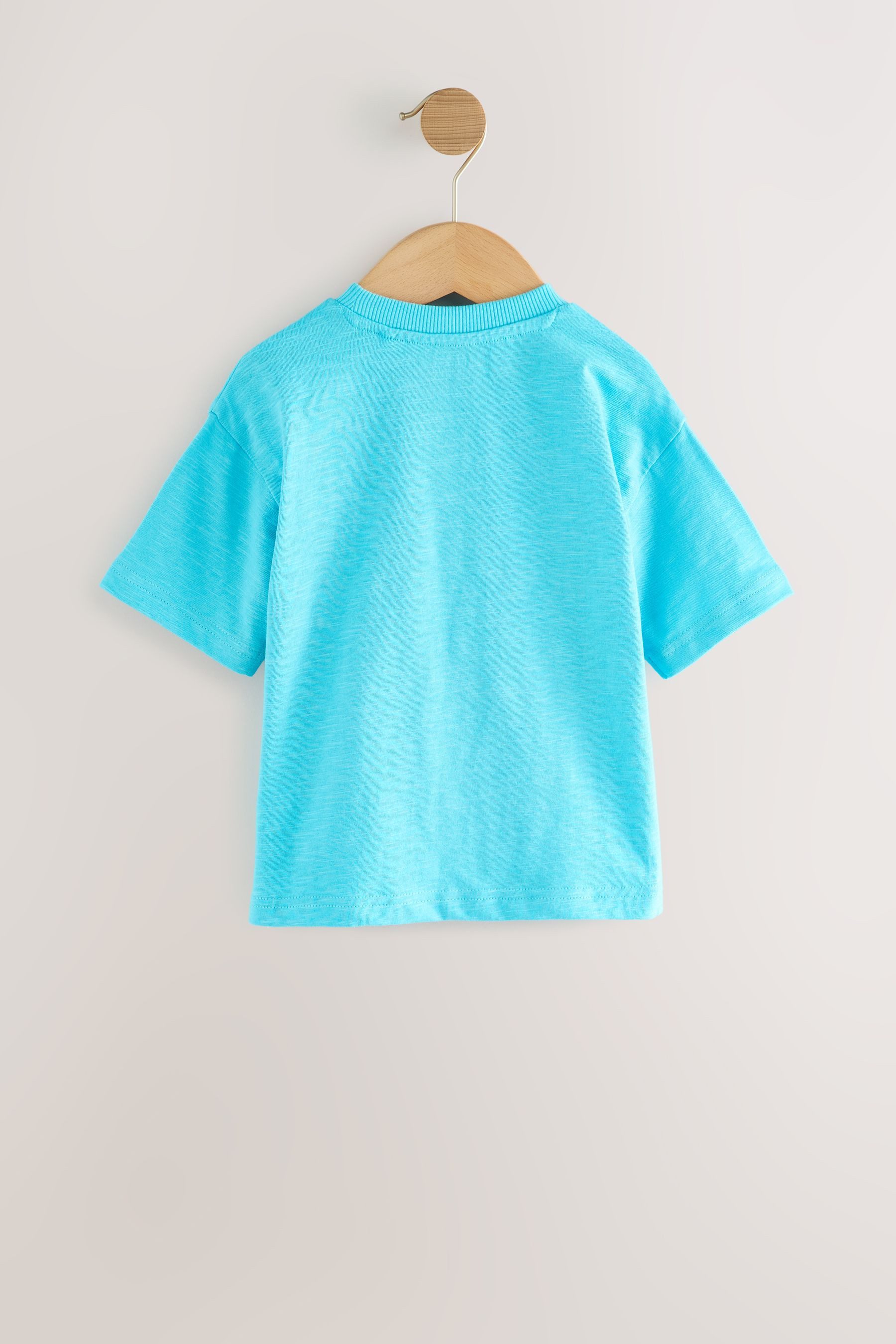 Next Trainingsshirt T-Shirt mit Interaktiv-Applikation 100 % Baumwolle (1-tlg)