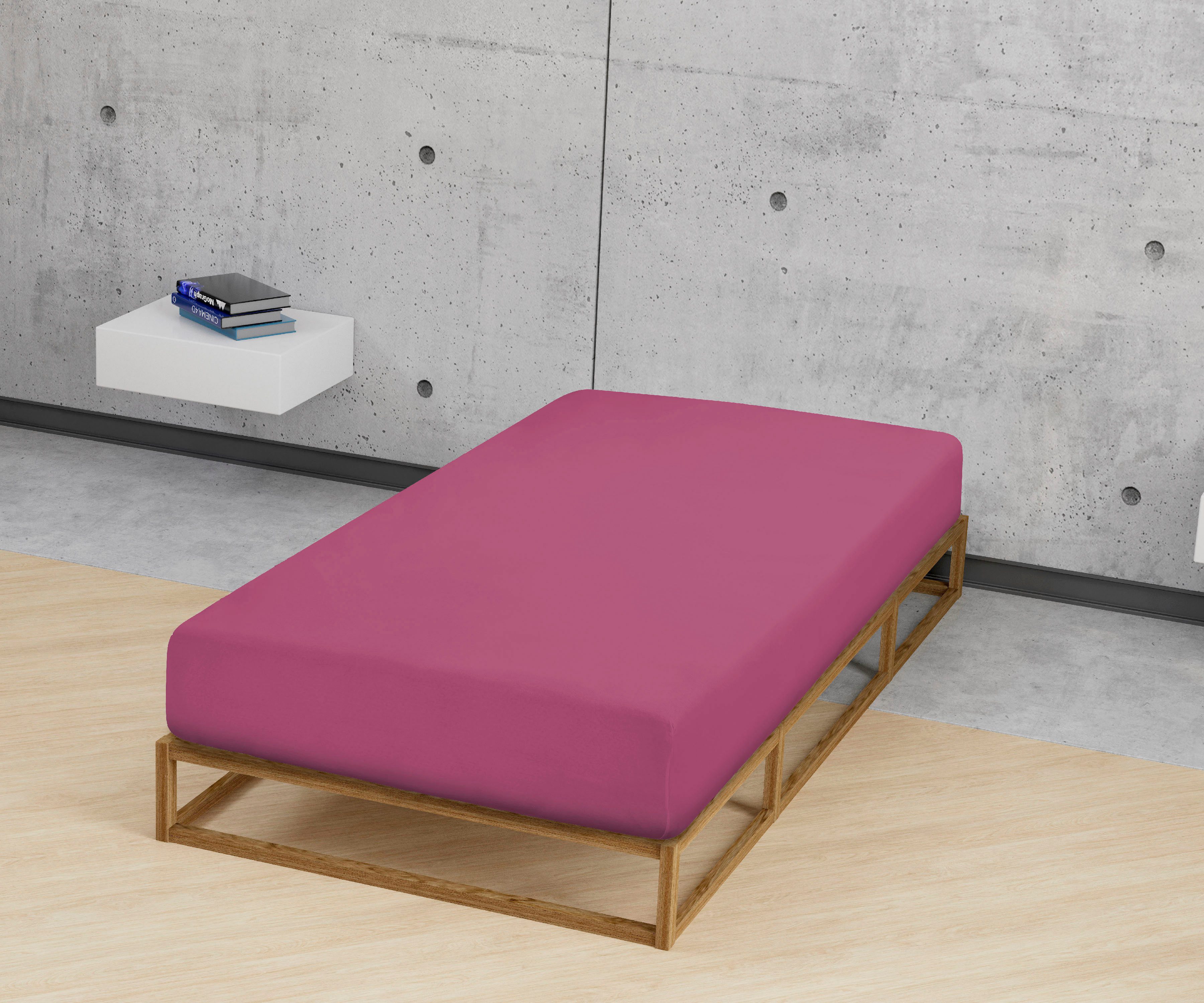 Biberna Spannbettlaken Marc, Jersey, Gummizug: rundum, (1 Stück), aus Baumw günstig online kaufen