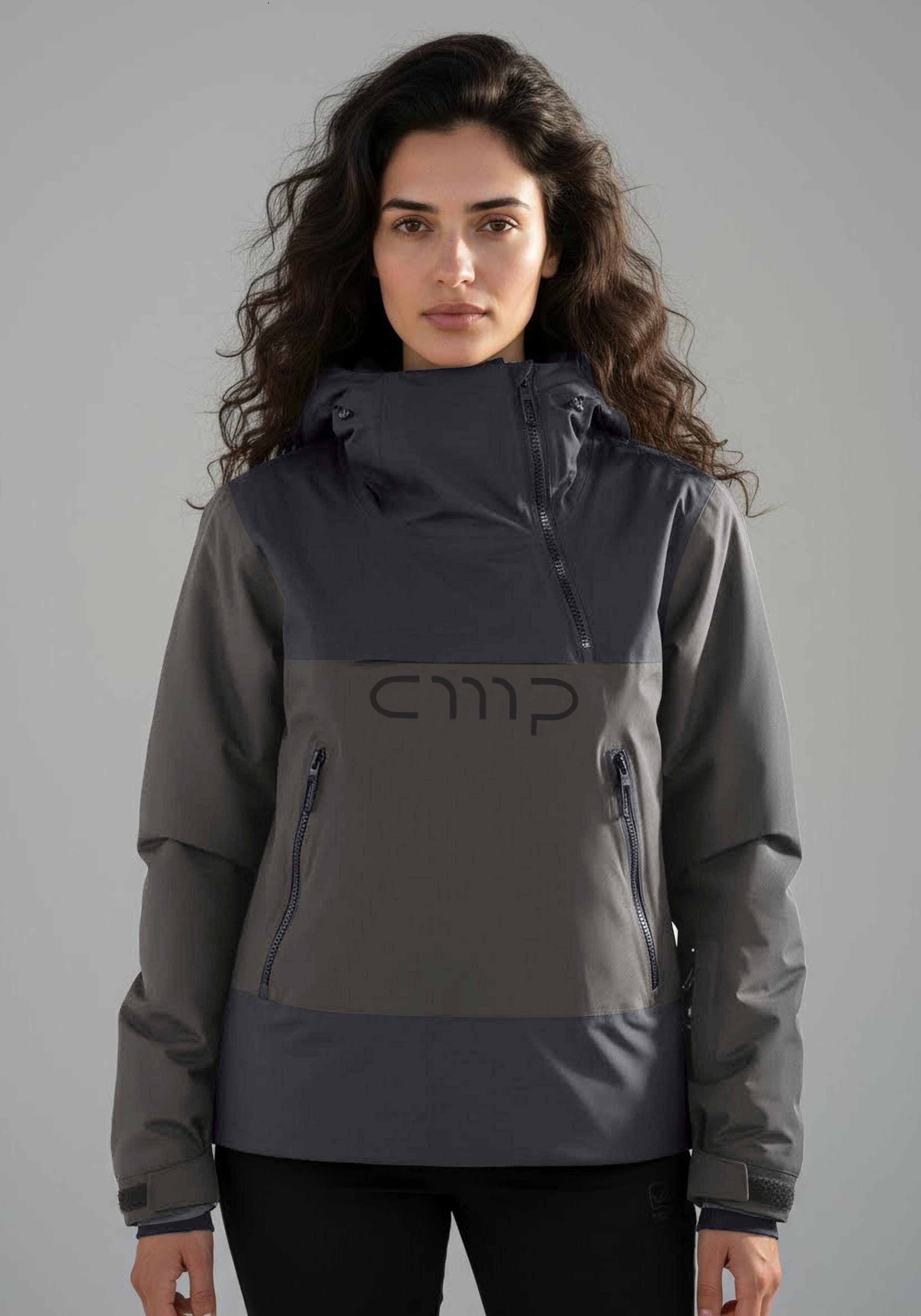 CMP Winterjacke (1-St) mit Wattierung, mit weichem Futter, sportlicher Stil, 1 Teil im Set