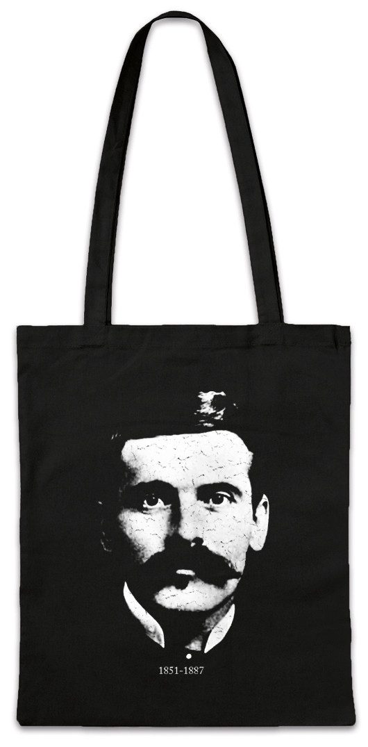 Beuteltasche Doc Holliday Portrait Stofftasche Western Gesetzloser Revolverheld