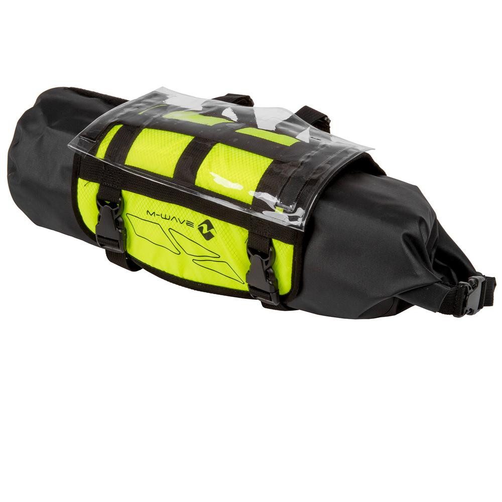 M-Wave Fahrradtasche M-Wave Bikepacking Lenkertasche neongelb Volumen 10 Liter