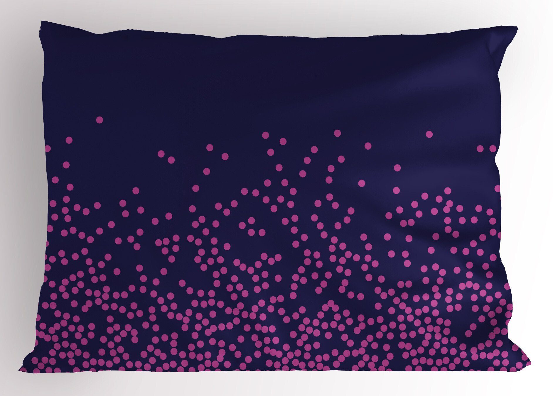 Kissenbezüge Dekorativer Standard King Stück), Gedruckter Abakuhaus Punkt Und Size (1 Moderne Kissenbezug, abstrakte Blau Pink