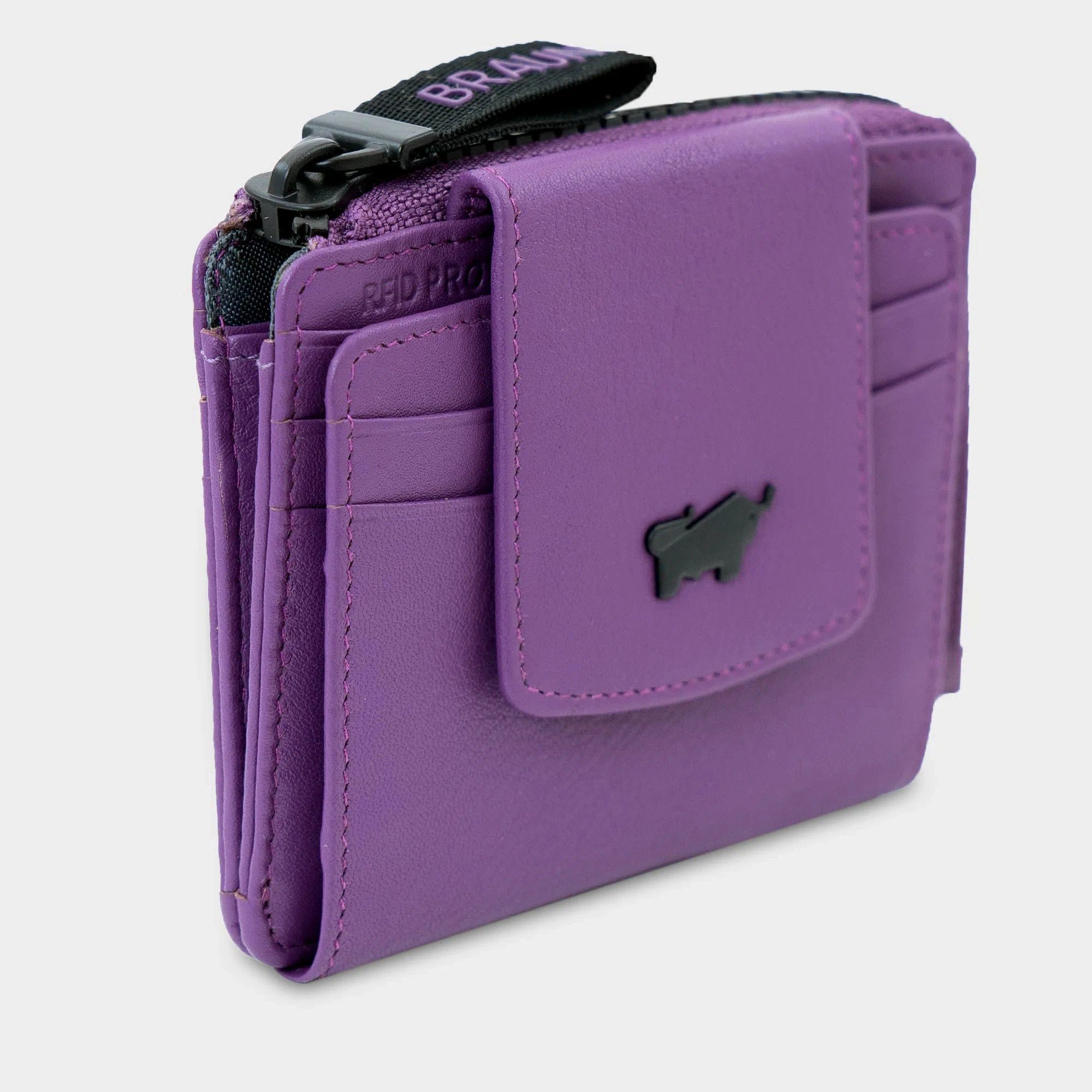 Braun Büffel Geldbörse CAPRI RFID Kartenbörse 8CS viola